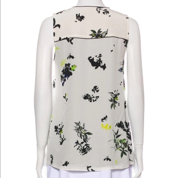 PROENZA SCHOULER Silk Floral Print Blouse - Picture 2 of 5